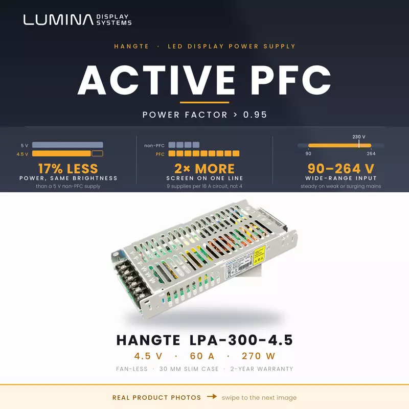 Hangte LPA-300-4.5 4.5V 300W powersupply