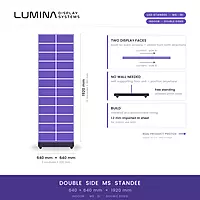 DOUBLE SIDE STANDEE MS CABINET 640 + 640 MM X 1920 MM
