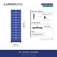 MS Folding Standee 640 mm x 1920 mm