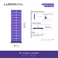 MS Folding Standee 640 mm x 1920 mm