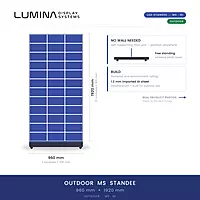 OUTDOOR STANDEE MS CABINET 960 MM X 1920 MM