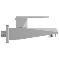 Lavish Long Nose Bib Tap With Wall Flange