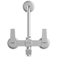 Lavish Wall Mixer 2 In 1 With Connecting Legs With Wall Flange