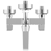 Lavish Wall Mixer 2 In 1 With Connecting Legs With Wall Flange