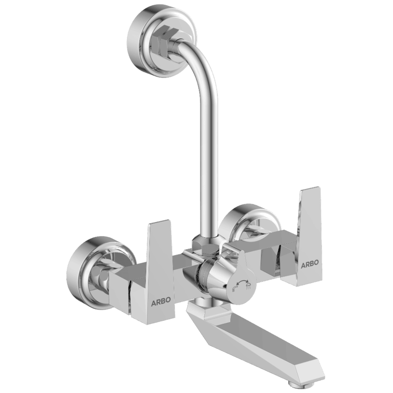Lavish Wall Mixer 2 In 1 With Connecting Legs With Wall Flange