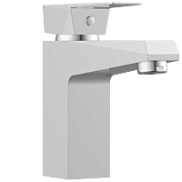 Lavish Single Lever Basin Mixer With Braided Hoses