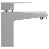 Lavish Single Lever Basin Mixer With Braided Hoses