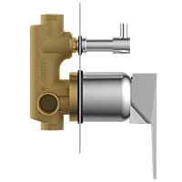 Lavish 2 Inlet 3 Outlet High Flow Diverter Body With Upper Part Set