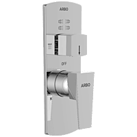 Lavish Exposed Part Kit For 2 Inlet 3 Outlet Single Lever High Flow Diverter