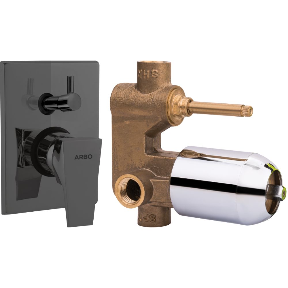 Lavish High Flow Diverter Body With Upper Part Set