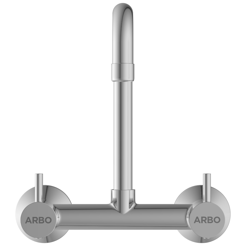 Lexus Sink Mixer With Swinging Spout With Connecting Legs With Wall Flange (Wall Mounted Model)