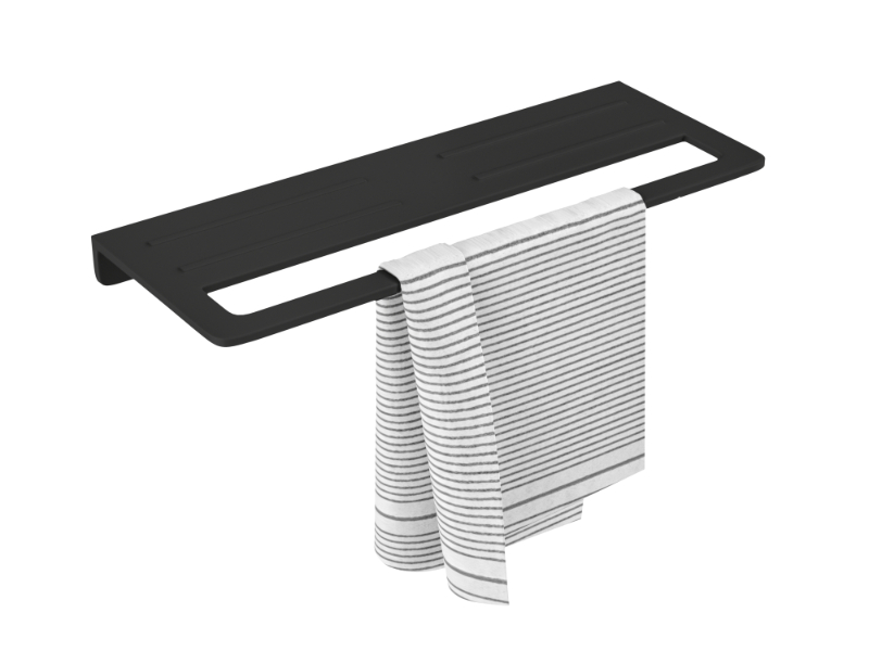 Lavish Towel Rack With Towel Holder