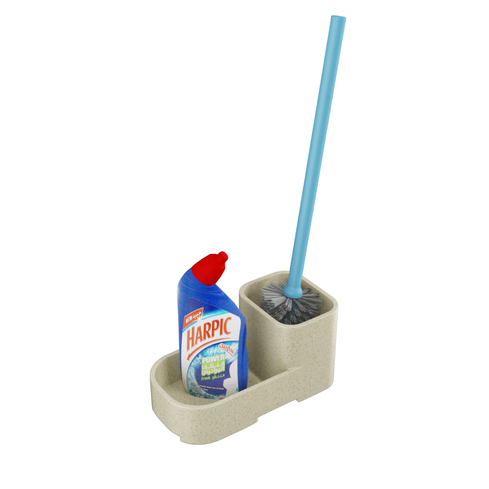 Lavish Toilet Brush With Clener Holder