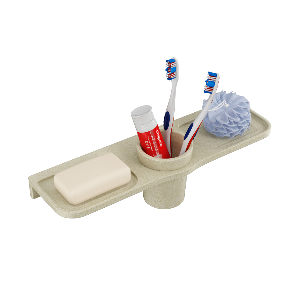 Lavish Double Soap Dish With Glass