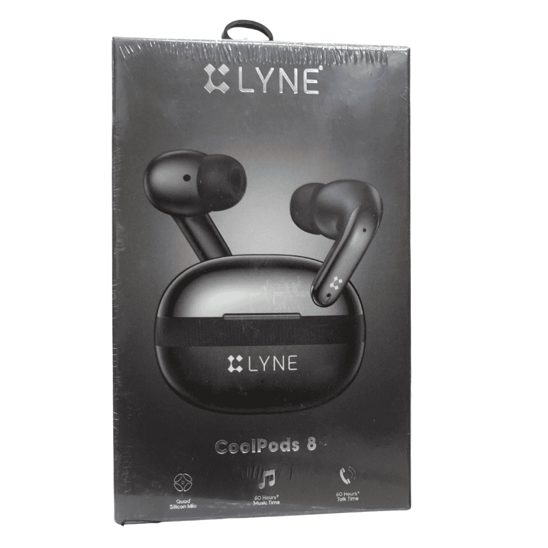 Lyne CoolPods 8 True Wireless Earbuds – Bluetooth Audio | Clear Sound | Touch Control