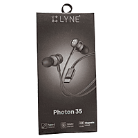 Lyne Photon 35 Wired Earphones – Clear Stereo Sound | In-Ear | Music & Calls | 3.5mm