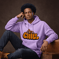 Unisex Lavender Chill Graphic Printed Hoodie
