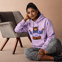 Unisex Lavender Inner Peace Graphic Printed Hoodie