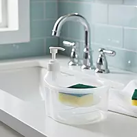 Double Layer Soap Dispenser with Scrubber