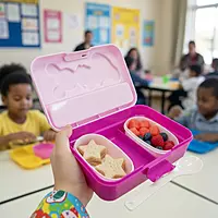 Plastic Italian Lunchbox For School Kids