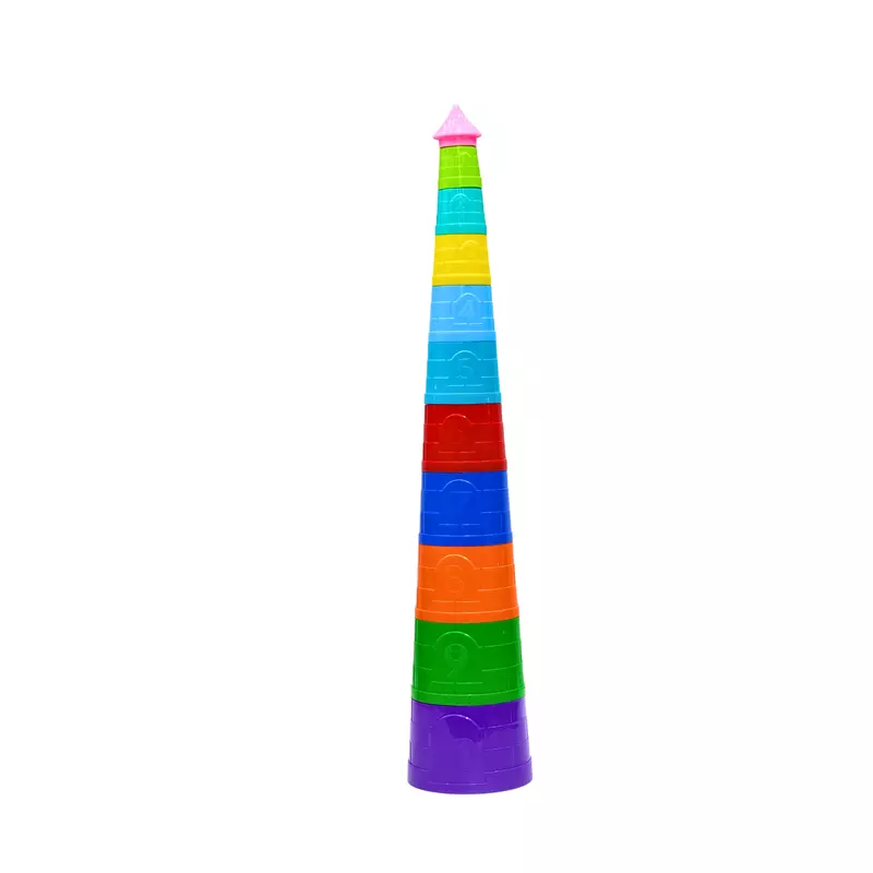 Rainbow Light House Stacking Toy