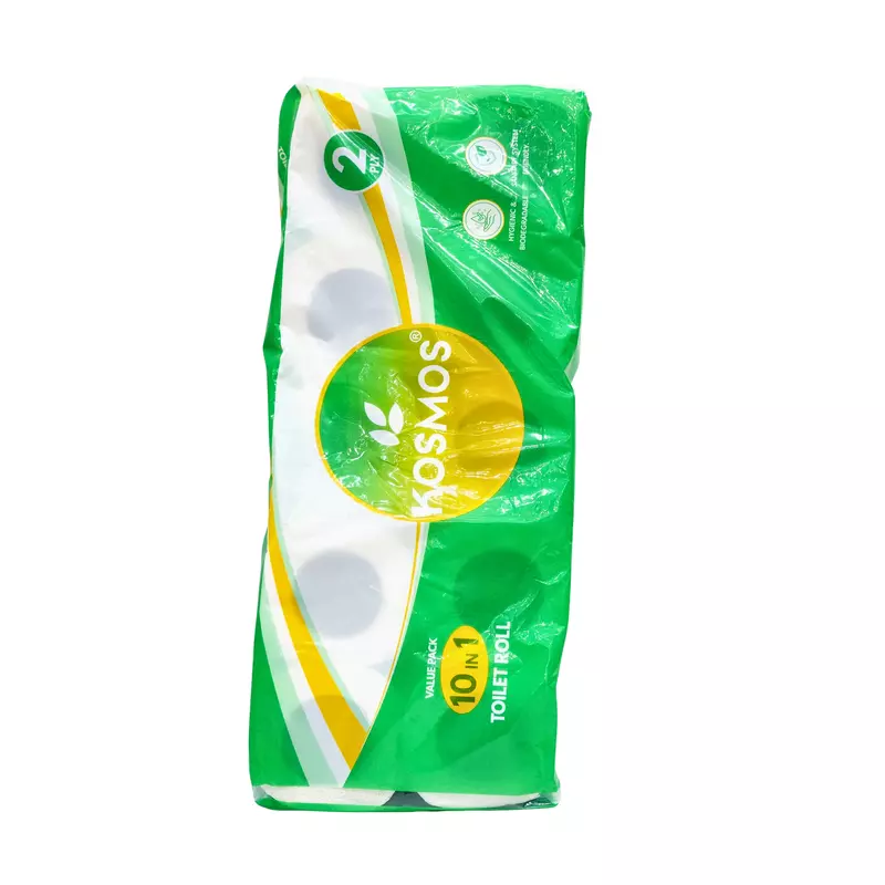 Kosmos 2 Ply Toilet Roll- Pack of 10