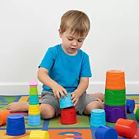 Rainbow Light House Stacking Toy