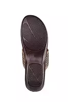 LA MAIDENS Women's Dual Buckle Comfort Sliders