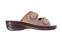 LA MAIDENS Women's Dual Buckle Comfort Sliders