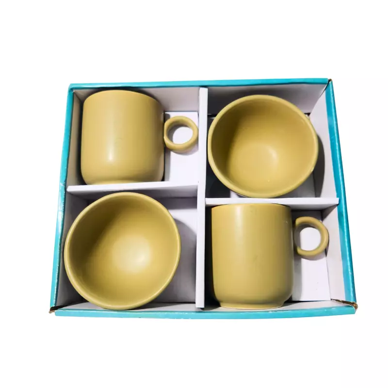 Ceramic Coffee Mug and Soup Bowl Gift Set