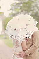 Vintage Lace Cotton Umbrella Vintage Lace Cotton Umbrella