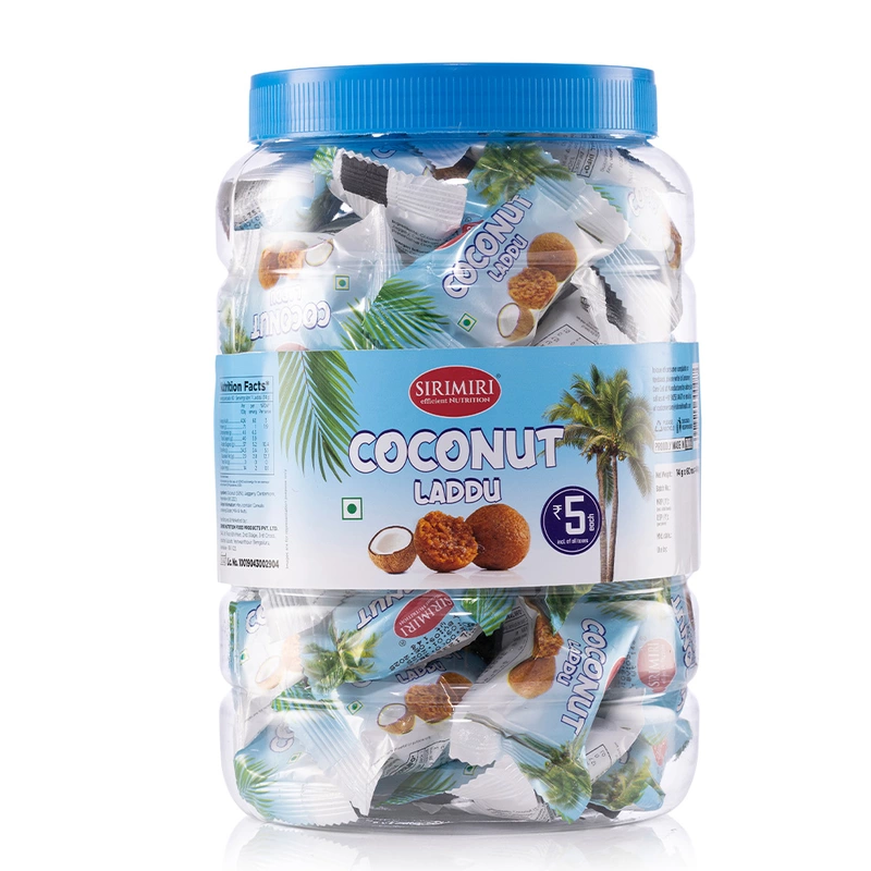 SIRIMIRI Coconut Laddu - Jar of 60 Pieces, Rs 5 Each