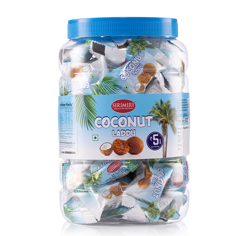 SIRIMIRI Coconut Laddu - Jar of 60 Pieces, Rs 5 Each