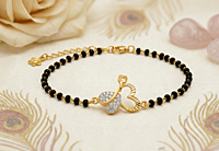 18 kt Gold Eternal Bond Mangasutra Bracelet