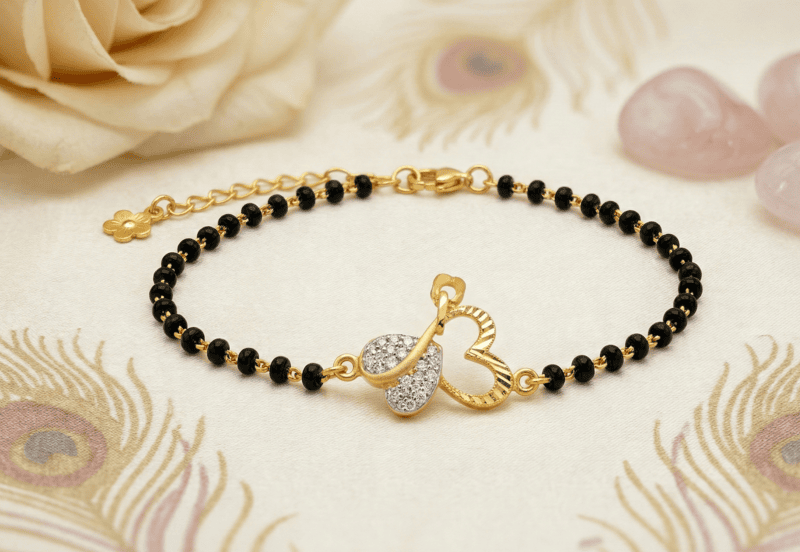 18 kt Gold Eternal Bond Mangasutra Bracelet