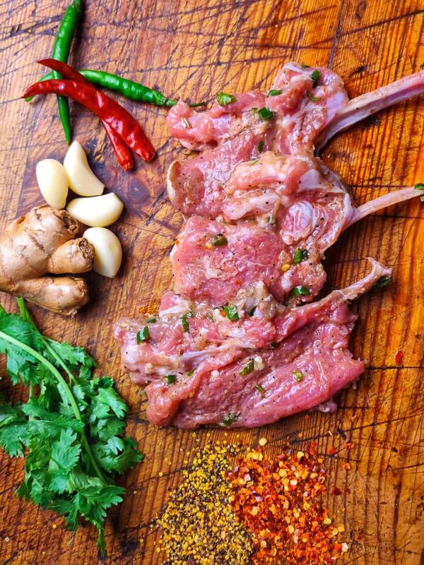 Marinated Lamb Chops - Herbs & Spice 500 Gms