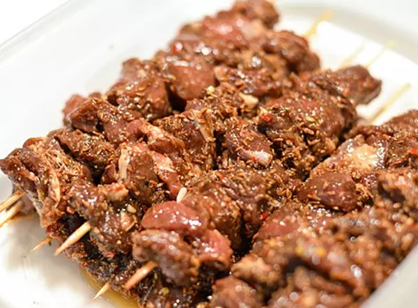 Marinated Lamb Skewers 500 Gms (4-5 Sticks)