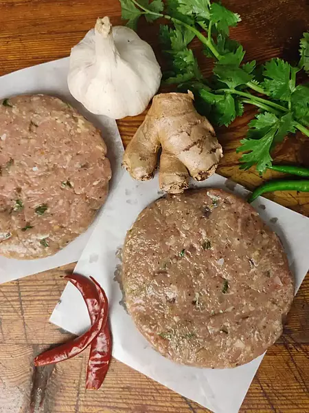 Lamb Burger Patty 500 Gms - HMAN