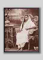 Holy Mother Sri Sarada Devi - In Studio - Sitting in Chair Photo