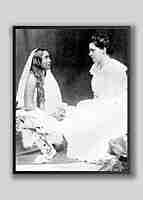Holy Mother Sri Sarada Devi Photo - Sister Nivedita with Holy Mother