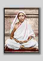 Holy Mother Sri Sarada Devi - Seated in Meditation Photo