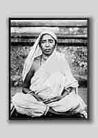 Holy Mother Sri Sarada Devi - Seated in Meditation Photo