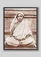 Holy Mother Sri Sarada Devi - Seated in Meditation Photo Holy Mother Sri Sarada Devi - Seated in Meditation Photo