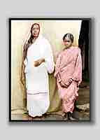 Holy Mother Sri Sarada Devi - Radhu with Holy Mother