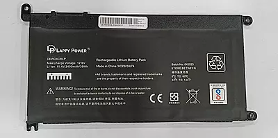 Laptop Compatible Battery for Dell 5568 - T2JX4, WDX0R, WDXOR, Inspiron 5378, 5570, 5567, 7570 Series Laptops (3400mAh, 3-Cell)