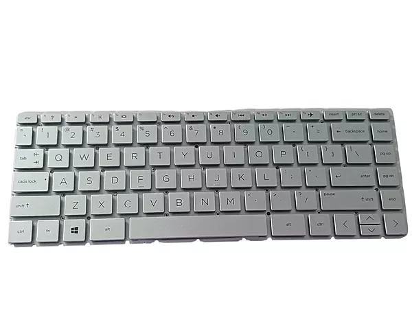Laptop Keyboard for HP Pavilion 14BS Silver