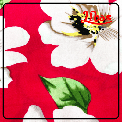 Large half white floral prints on pink soft cotton sleevless nighty from libas loungewear-SL033