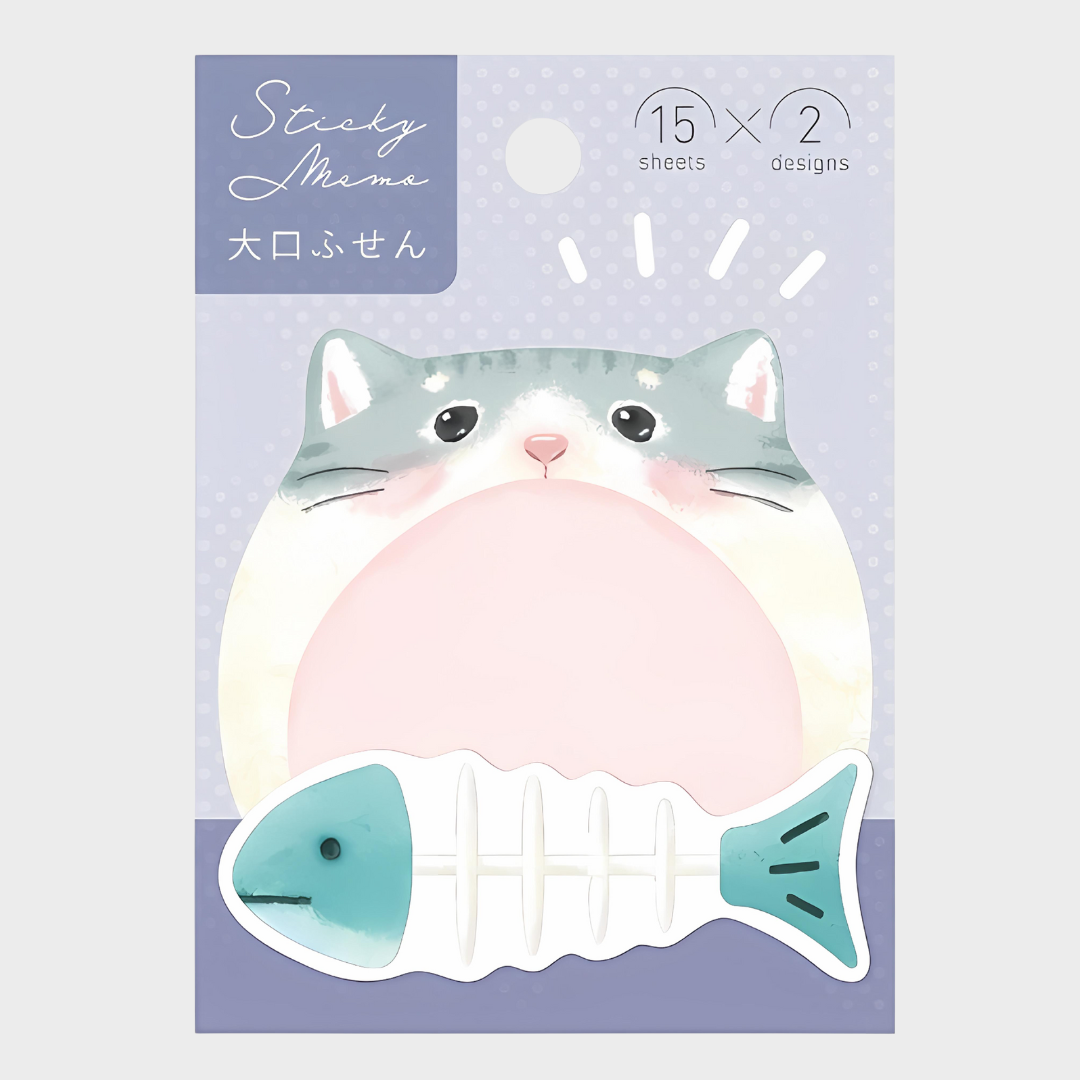 Gakken Staful | Sticky Notes | Large | Cat