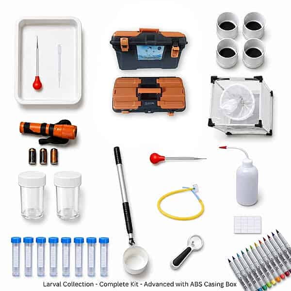 Larval Collection Kit - Complete Kit - Advanced with ABS Casing Box
