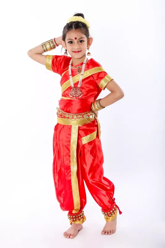 Lavani Saree Fancy Dress Costume For Girls Lavani Saree Fancy Dress Costume For Girls